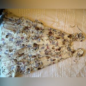 NWT Floral Ruffle Dress